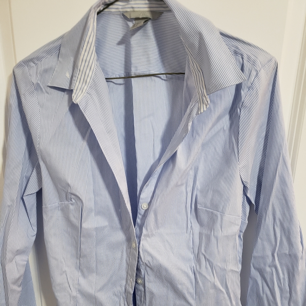 2 long sleeve, button down shirts.